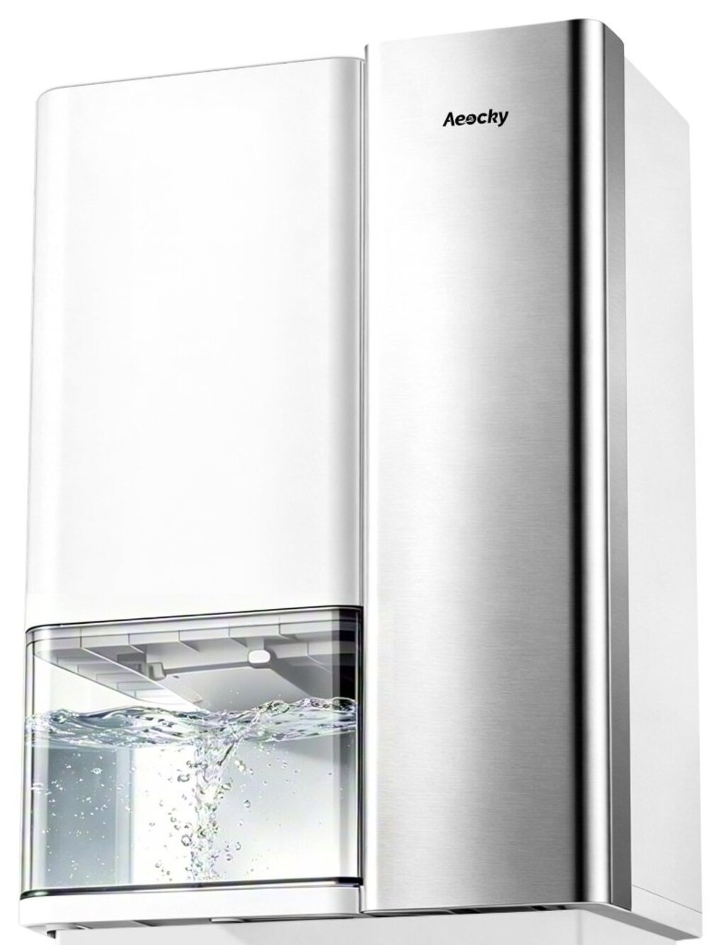 NEW AEOCKY 1000 Sq.Ft Small Dehumidifier Next-Gen 64oz Water Tank with Drain for